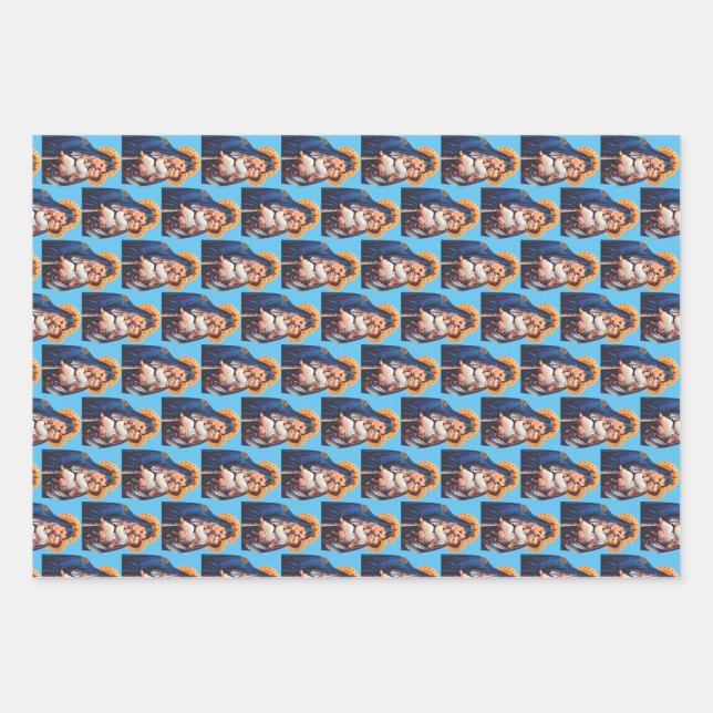 Our Lady of Mount Carmel Wrapping Paper Sheet (Front)