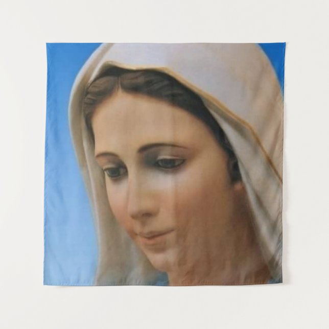 Our Lady of Peace, Mother of Peace, Queen of Peace Tapestry (Front)