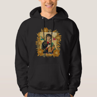 Our Lady of Perpetual Help Blessed Mother Mary Cat Hoodie