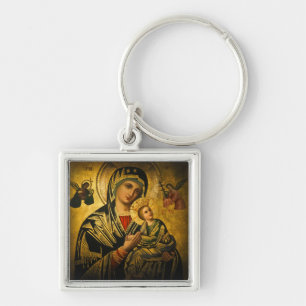 Our Lady of Perpetual Help Bracelet Key Ring