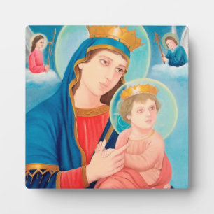 Our Lady of Perpetual Help Catholic Plaque