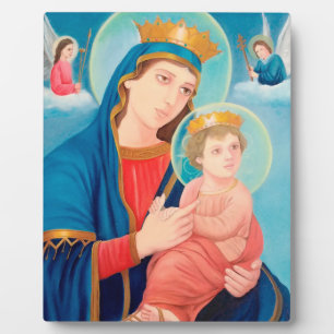 Our Lady of Perpetual Help Catholic Plaque