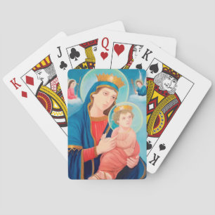 Our Lady of Perpetual Help Catholic Playing Cards
