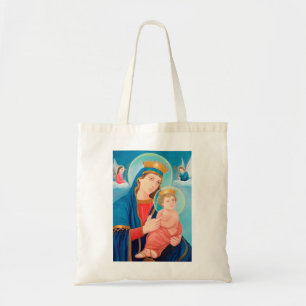 Our Lady of Perpetual Help Catholic Tote Bag