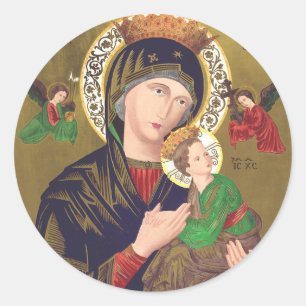 Our Lady of Perpetual Help Classic Round Sticker