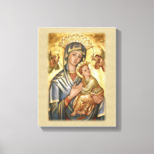 Our Lady of Perpetual Help Icon. Canvas Print