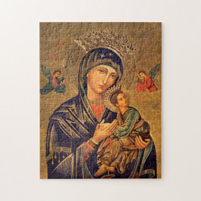 Our Lady Of Perpetual Help Jigsaw Puzzle (Vertical)
