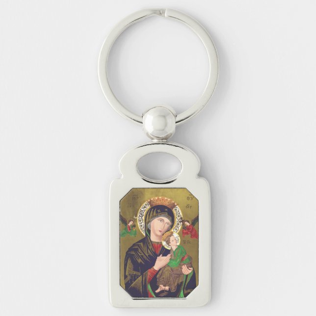 Our Lady of Perpetual Help Key Ring (Front)
