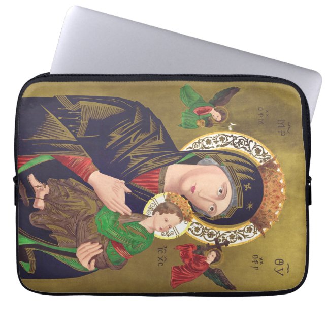 Our Lady of Perpetual Help Laptop Sleeve (Front)