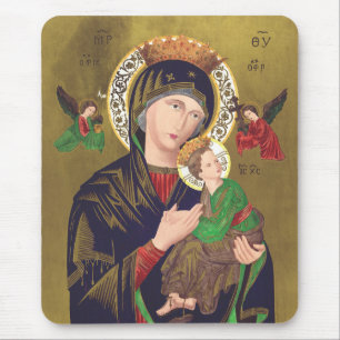 Our Lady of Perpetual Help Mouse Pad