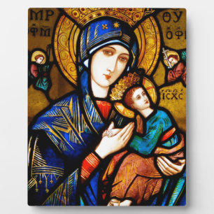 our lady of perpetual help plaque