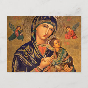 Our Lady Of Perpetual Help Postcard