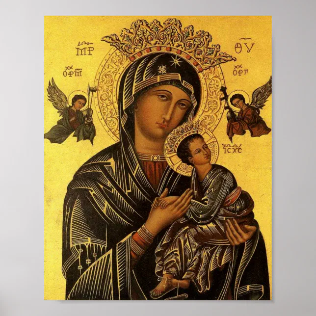 Our Lady Of Perpetual Help Poster | Zazzle