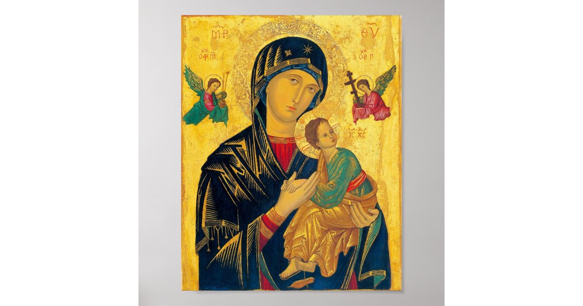 Our Lady Of Perpetual Help Poster | Zazzle