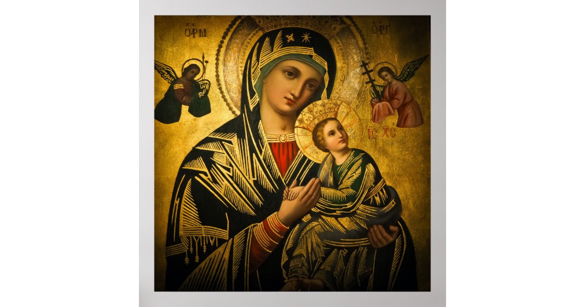 Our Lady of Perpetual Help Poster | Zazzle