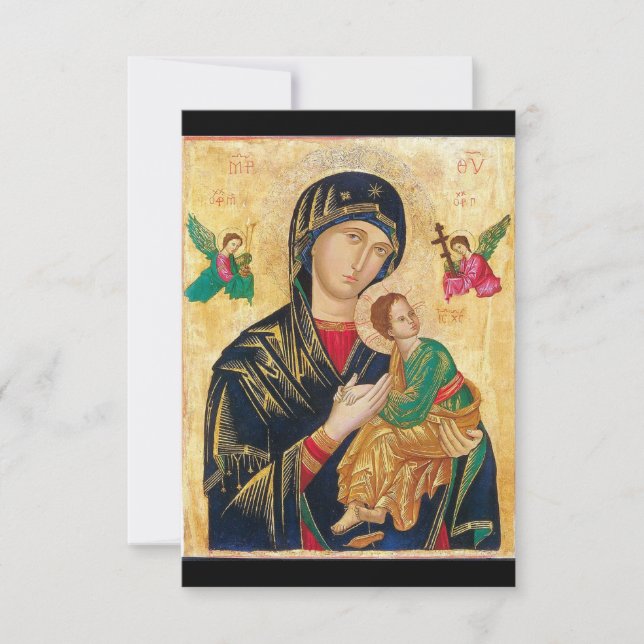 Our Lady of Perpetual Help Prayer Card (Front)