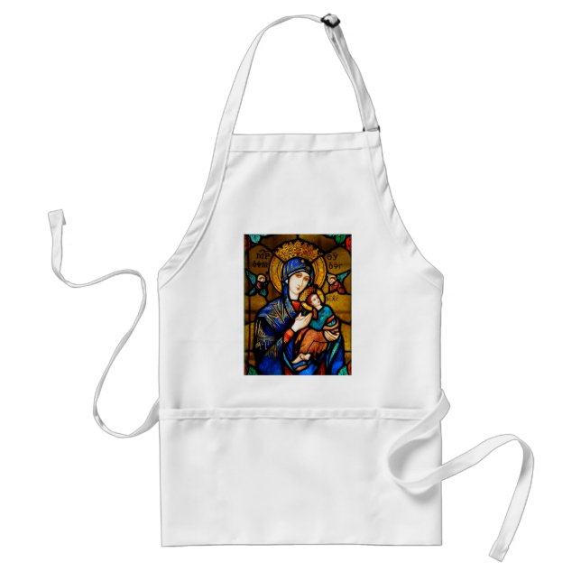 our lady of perpetual help standard apron (Front)