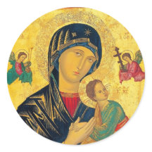 Our Lady of Perpetual Help Stickers