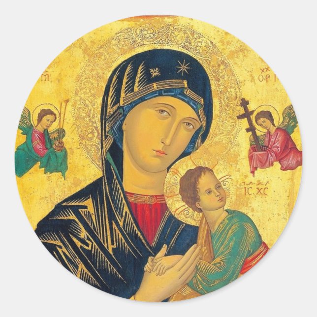 Our Lady of Perpetual Help Stickers  (Front)
