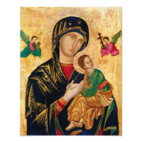 Our Lady of Perpetual help Virgin Mary Icon Russia