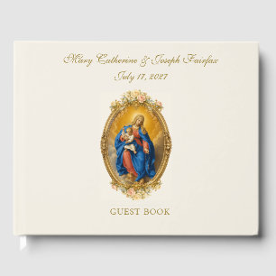 Our Lady of Pompeii Catholic Wedding Guest Book