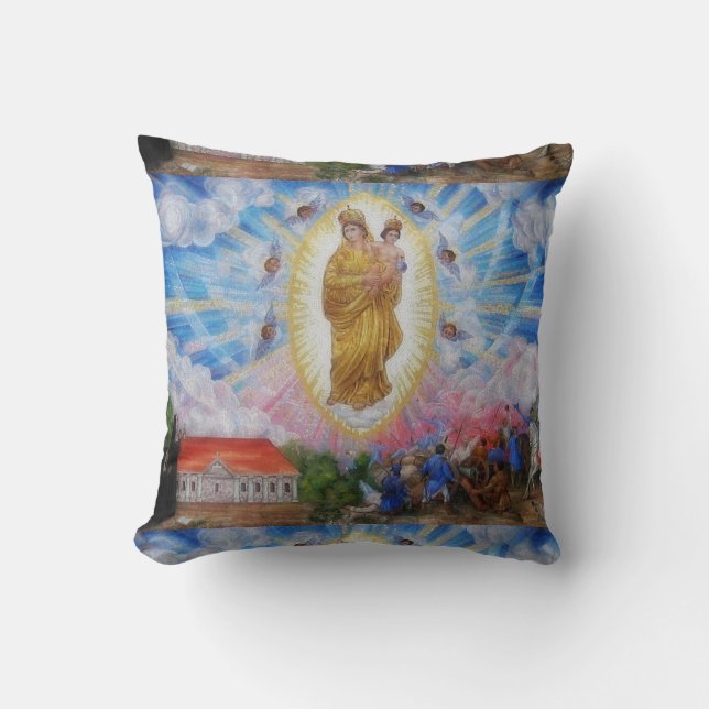 Our Lady Of Prompt Succour Cushion (Front)
