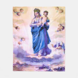 Our Lady of Prompt Succour Fleece Blanket