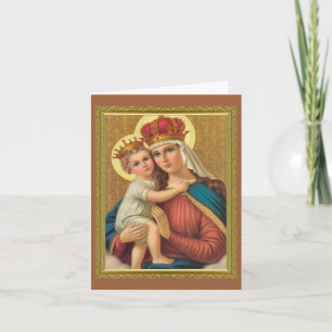 OUR LADY OF REMEDY DEVOTIONAL IMAGE  CARD
