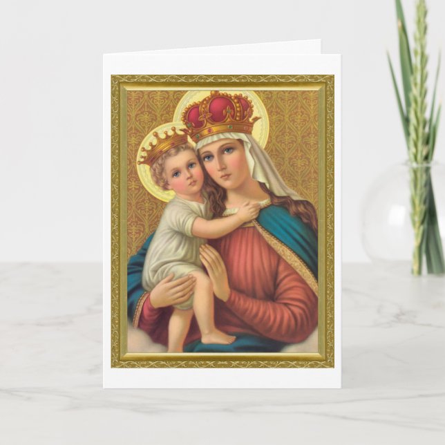OUR LADY OF REMEDY DEVOTIONAL IMAGE  CARD (Front)