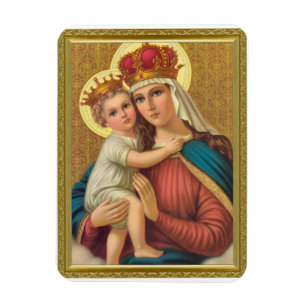 OUR LADY OF REMEDY DEVOTIONAL IMAGE MAGNET