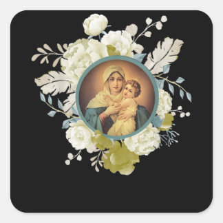 Our Lady of Schoenstatt Mater Admirabilis Blessed Square Sticker