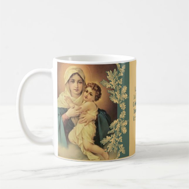 Our Lady of Schoenstatte Virgin Mary Religious Coffee Mug (Left)