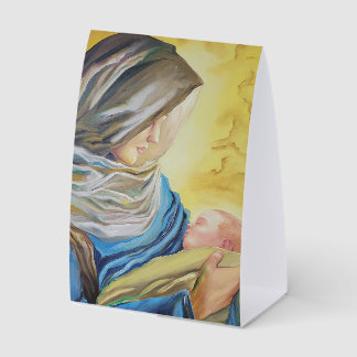 Our Lady of Silence holding baby Jesus