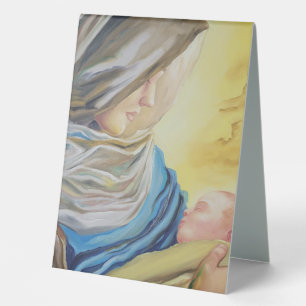 Our Lady of Silence holding baby Jesus