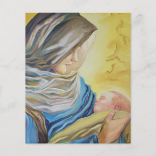 Our Lady of Silence holding baby Jesus