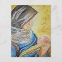 Our Lady of Silence holding baby Jesus