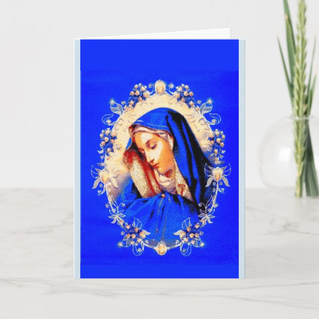 Our Lady of Sorrow Blank Note Card (Front)