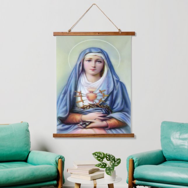 Our Lady of Sorrows Hanging Tapestry (Living Room)