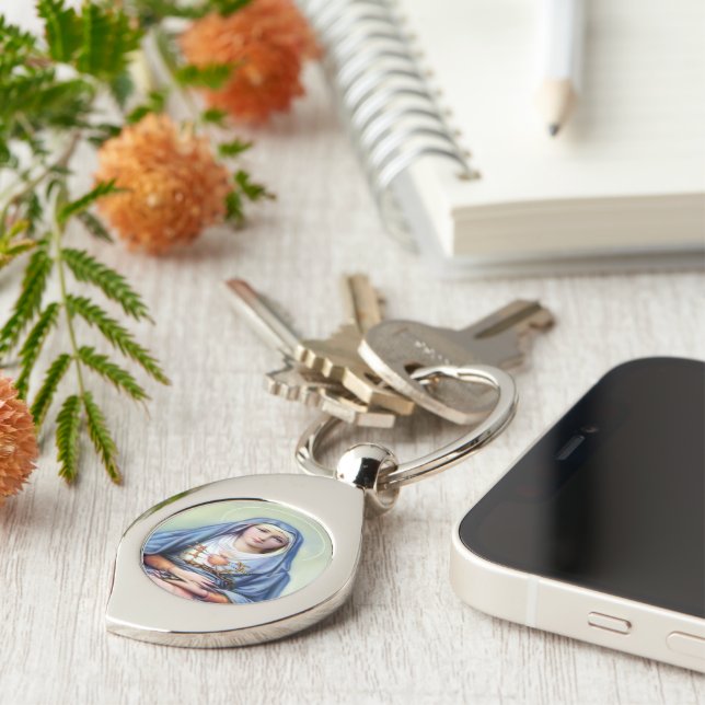 Our Lady of Sorrows Key Ring (Side)