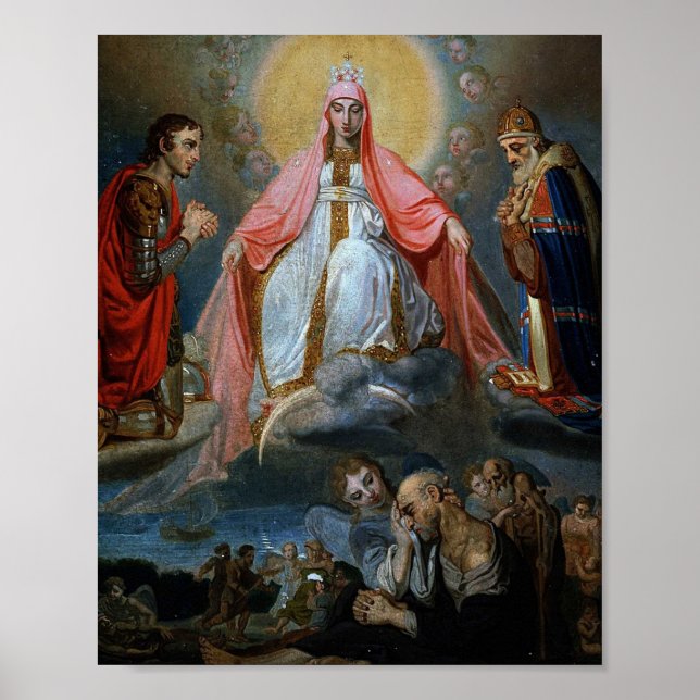 Our Lady Of Sorrows Painting Poster (Front)