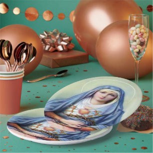 Our Lady of Sorrows Paper Plate