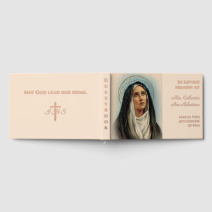 Our Lady of Sorrows Photo Funeral Guest Book