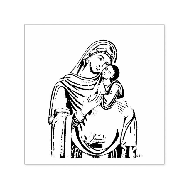 Our Lady of Tenderness  Self-inking Stamp (Design)