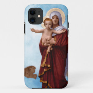 Our Lady of the Angels by William Bouguereau iPhone 11 Case