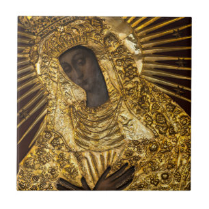 Our Lady of the Gate of Dawn Lithuania Ceramic Tile