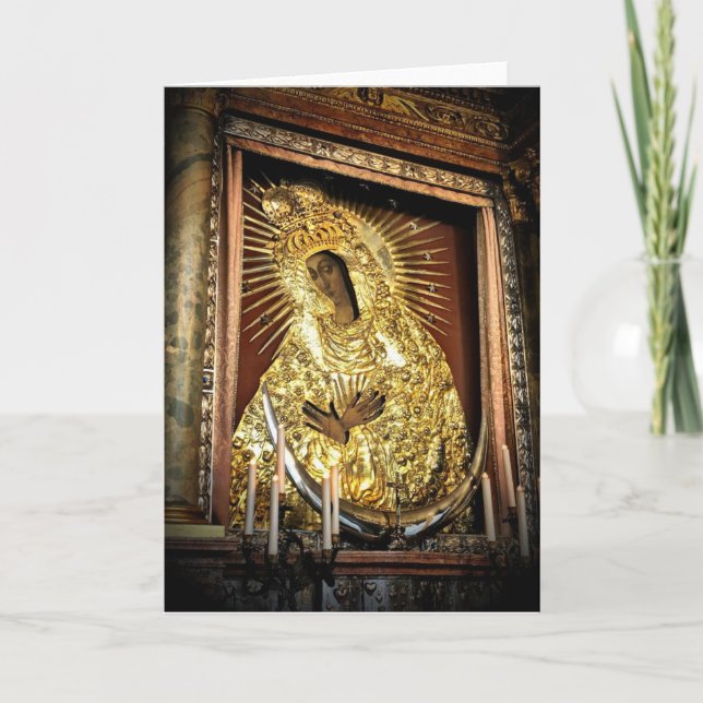 Our Lady of the Gate of Dawn Vilnius card blank  (Front)