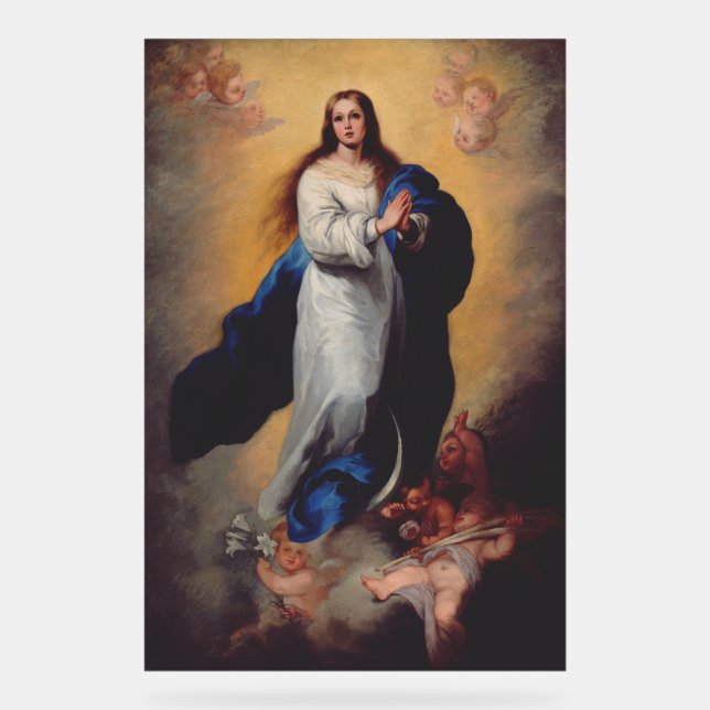 Our Lady of the Immaculate Conception Acrylic Sign (Front)