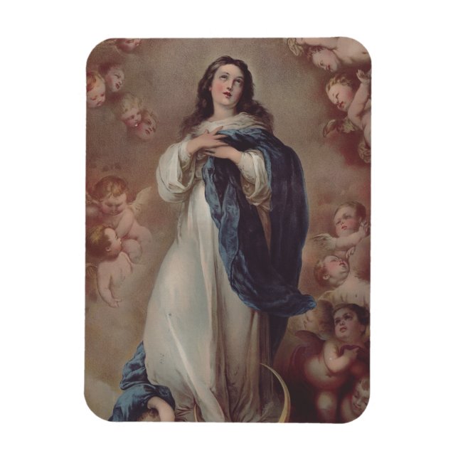 Our Lady of the Immaculate Conception Art Magnet (Vertical)