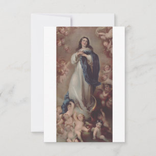 Our Lady of the Immaculate Conception Holy Card