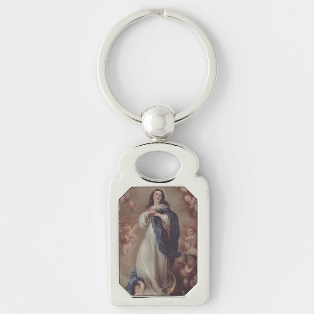 Our Lady of the Immaculate Conception Key Ring (Front)